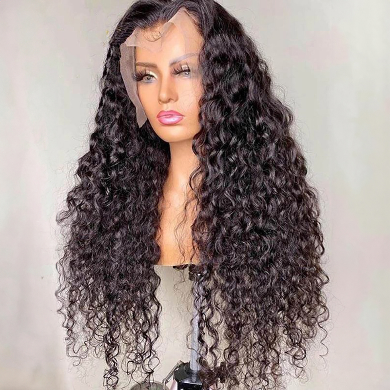 360 HD Dentelle Perruque Vierge Cheveux Humains 360 Perruque Vague Profonde Avec Des Cheveux De Bébé