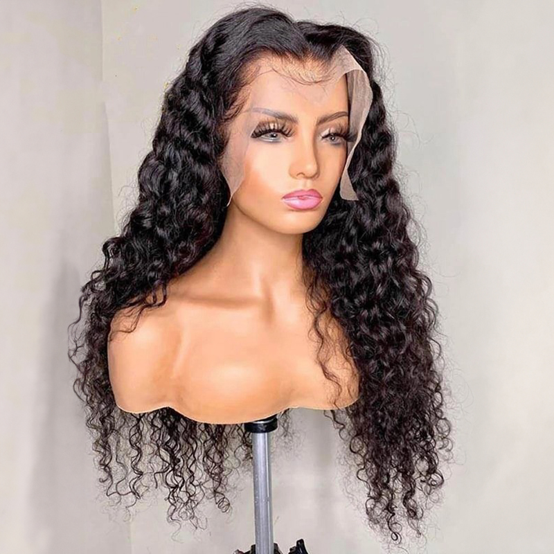 360 HD Dentelle Perruque Vierge Cheveux Humains 360 Perruque Vague Profonde Avec Des Cheveux De Bébé