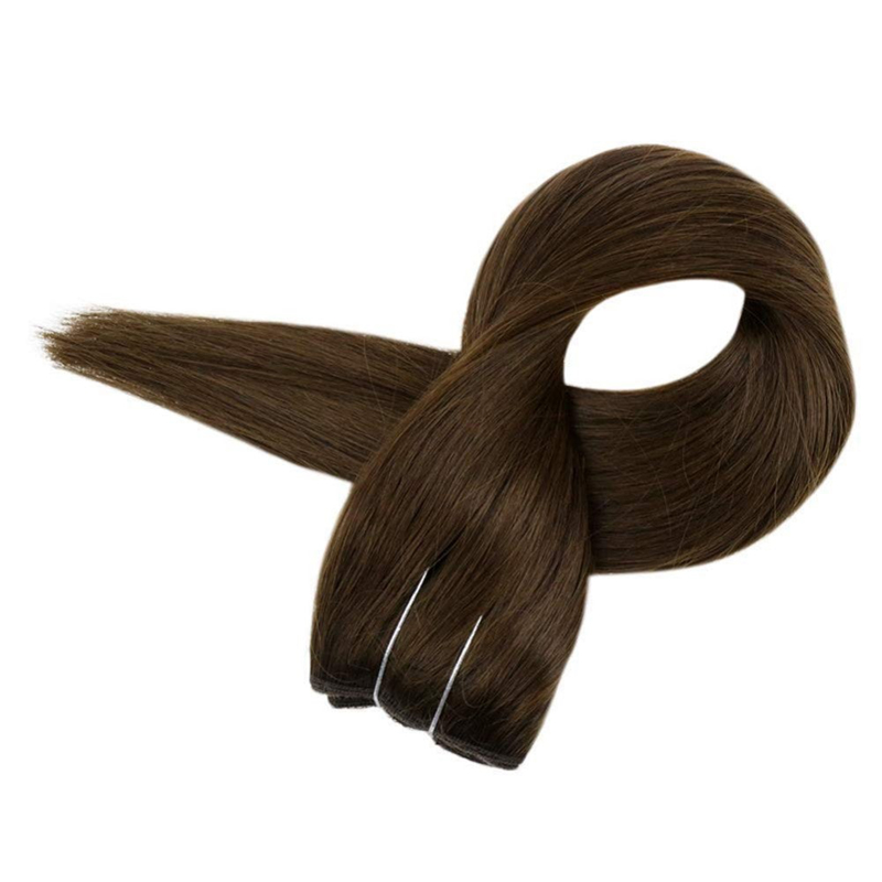 Extensions invisibles de cheveux de halo de l'extension 100g de halo de cheveux humains de Brown #4