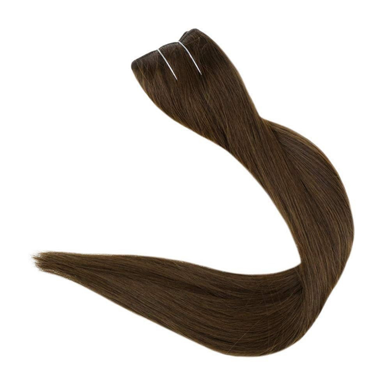 Extensions invisibles de cheveux de halo de l'extension 100g de halo de cheveux humains de Brown #4