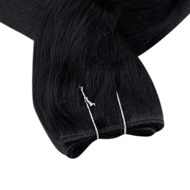 Extension de cheveux humains Halo 100g Noir de jais #1 Extensions de cheveux Halo invisibles