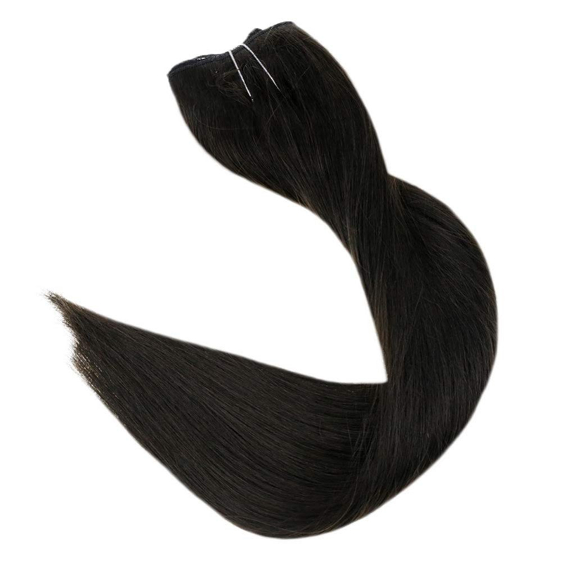Extension de cheveux humains Halo 100g Off Black #1B Extensions de cheveux Halo invisibles