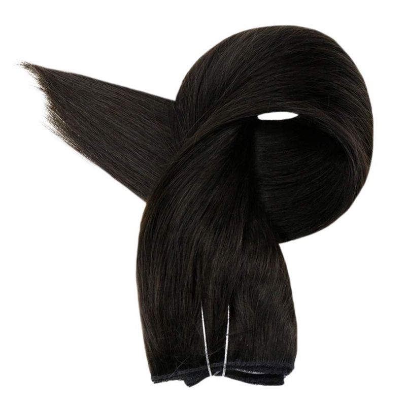 Extension de cheveux humains Halo 100g Off Black #1B Extensions de cheveux Halo invisibles