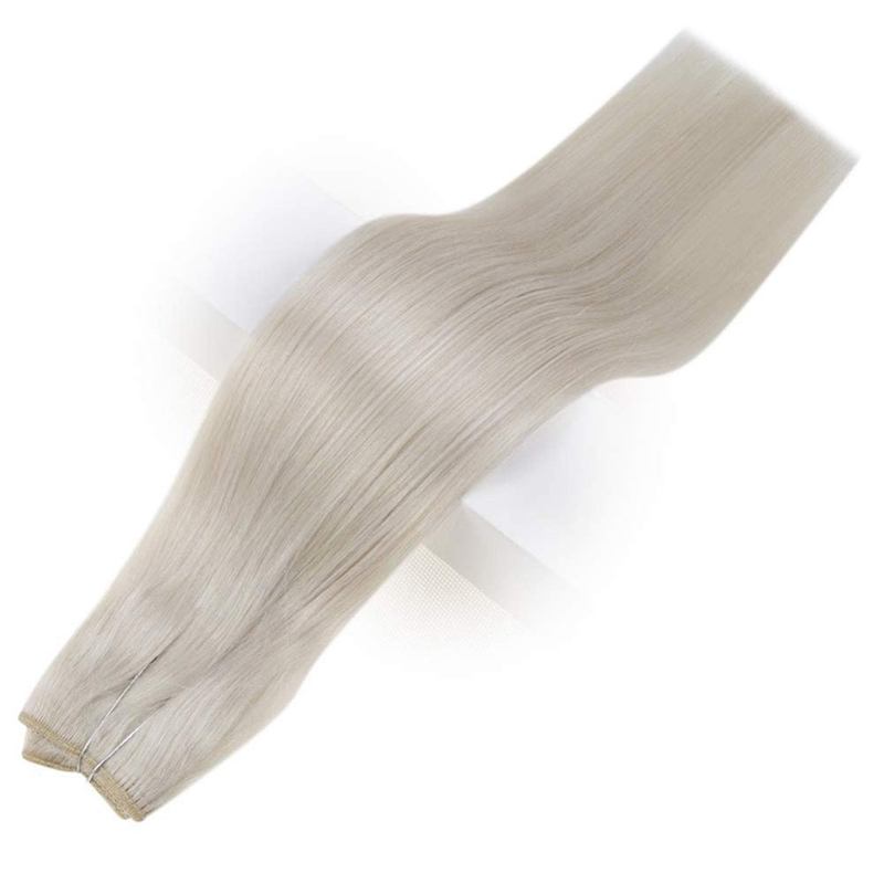 Extensions de cheveux humains Halo Blonde glacée #1000 Extension de cheveux Halo invisible